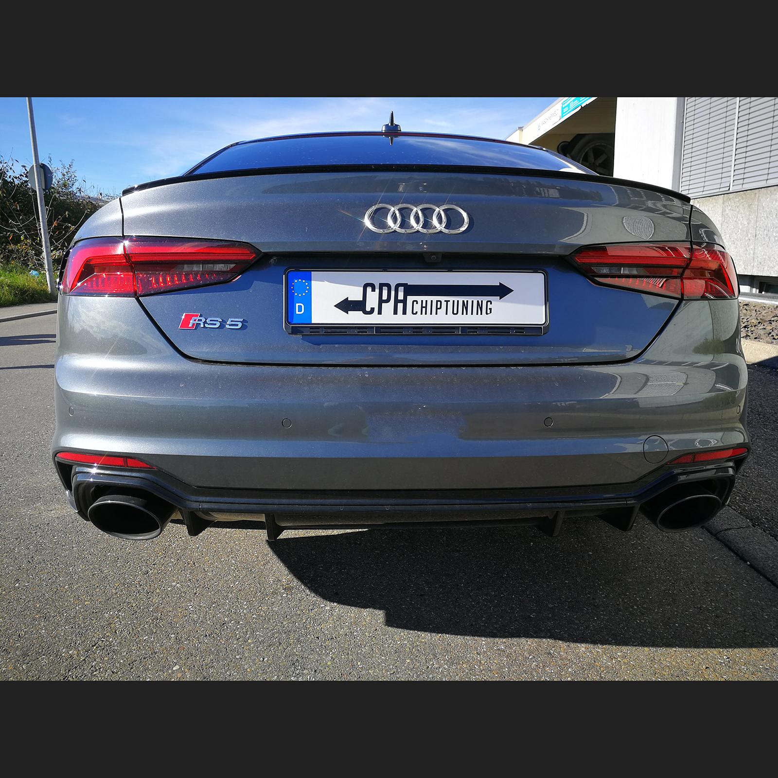 Audi RS5 při testování v CPA