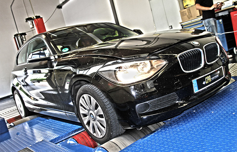 BMW 120d na dynu s PowerBoxem